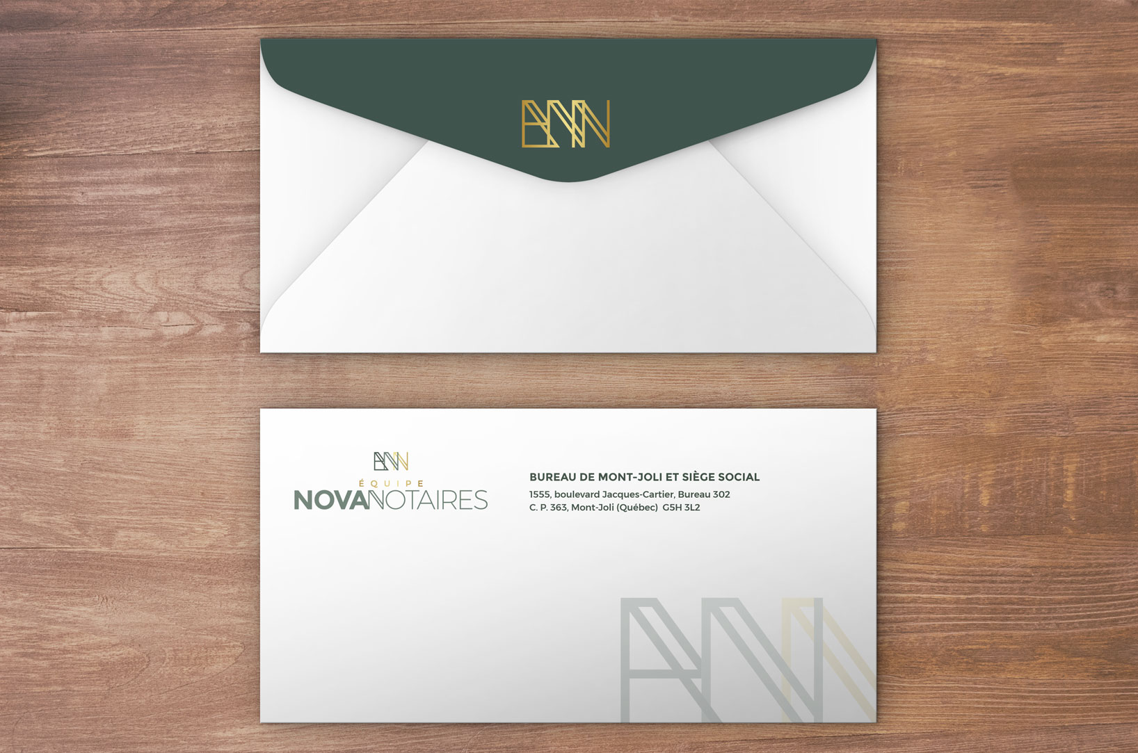 Équipe Nova Notaire - Enveloppe